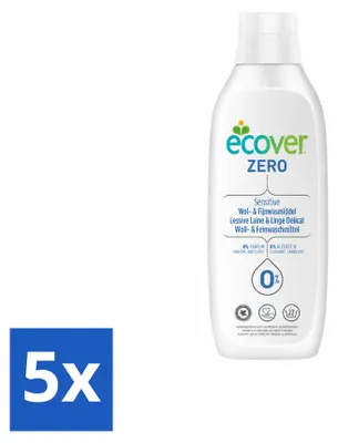 Produktbild von 5 x Ecover Feinwaschmittel für Wolle und Feines - 1 Liter - Vorteilspackung - 5 Stücke
