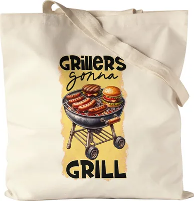 Produktbild von Grillers Gonna Grill BBQ Grillen lustiges Grill Spruch Jutebeutel