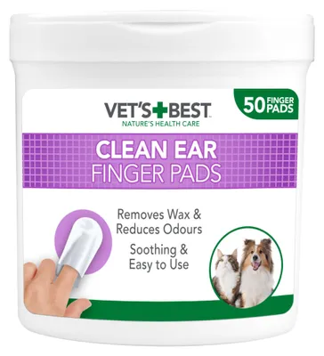 Produktbild von Vet's Best Hunde Ohrreinigungstücher 50 Stück
