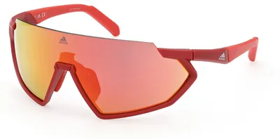 Image de Lunettes de soleil Adidas Sport Sp0041 Rouge Mat/bordeaux Miroir