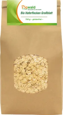 Produktbild von Piowald   Haferflocken Großblatt - 700g, glutenfrei