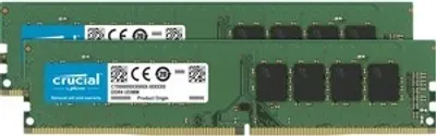 Produktbild von Crucial 2x16GB DDR4, 32 GB, 2 x 16 GB, DDR4, 2400 MHz, 288-pin DIMM