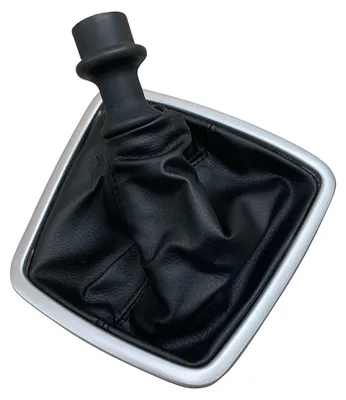Für Renault Laguna III 2007-2015 Schaltmanschette Rahmen Silber für Schaltknauf in der Farbe Silber von GOLDCAR