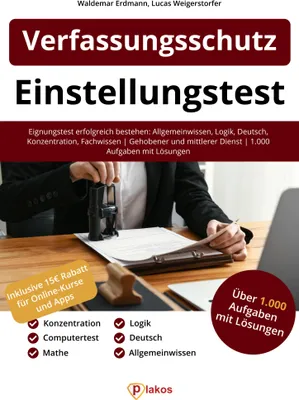 Produktbild von Einstellungstest Verfassungsschutz