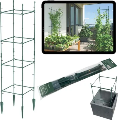 Image de Support de jardin Support de fleurs, support de plantes, support de plantes, support de plantes grimpantes, 120 cm