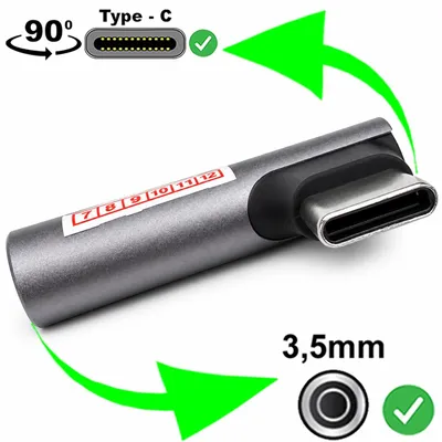 Produktbild von USB Typ-C auf 3,5mm AUX Adapter mit DAC Audio Konverter für Xiaomi Pad 6 / 6S, Pad 7, 8, Pad 5 Pro USB?C 3.2 Gen1
