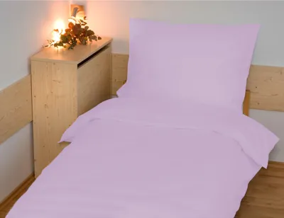 Produktbild von Leinen aus französischer Baumwolle UNI 200x200,70x90 hellviolett