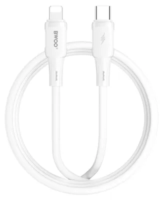 Zdjęcie produktu dla Bwoo Kabel Silikonowy X329Cl 27W Usb-C - Lightning 1M Biały