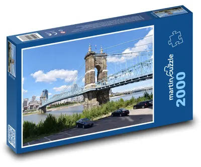 Obrázek produktu pro Puzzle 2000 Most Roebling, řeka, město - martinpuzzle