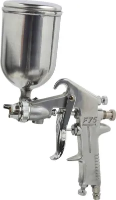 Immagine prodotto di Pistola per verniciare a spruzzo ,serbatoio metallico soprastante con capacità 300 ml e ugello 1,5 mm, Geko