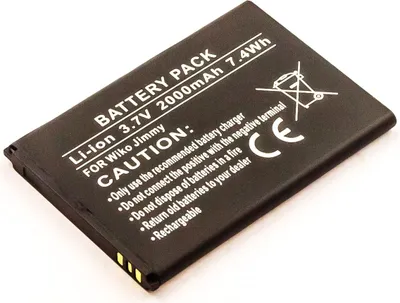 Obrázok produktu pre Náhradná batéria pre WIKO Jimmy – 3,7 V 1500 mAh ????????