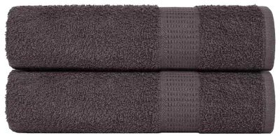 Immagine prodotto di vidaXL Asciugamani da doccia FROGN, 2 pezzi, antracite, 70x140 cm, 360 g/m²