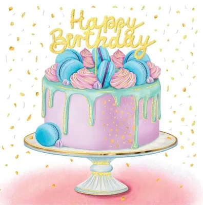 Image de Karnet KW Tort Joyeux anniversaire - Henry