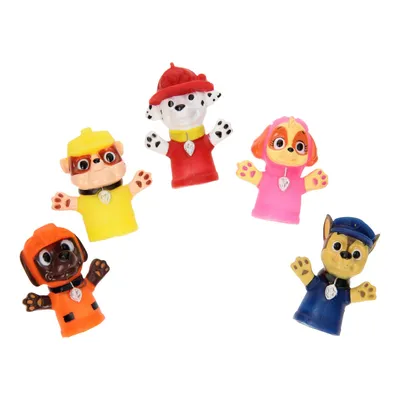 Image de Spin Master - Marionnettes à doigt Paw Patrol - 5 personnages chiens pompiers série enfant Chase Skye