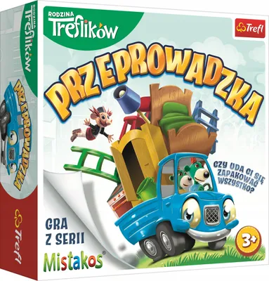 Zdjęcie produktu dla Trefl Rodzinne Przeprowadzki – Wspaniała gra na wspólne przygody i radość!