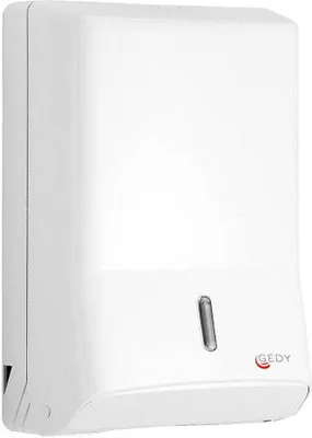 Produktbild von Weisser Papierhandtuchspender  28x14x40cm für Papierhandtücher mit Z-Faltung