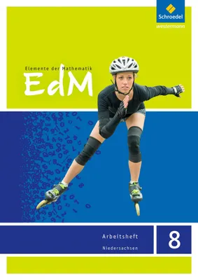 Obrázok produktu pre Elemente der Mathematik 8. Arbeitsheft. G9 in Niedersachsen