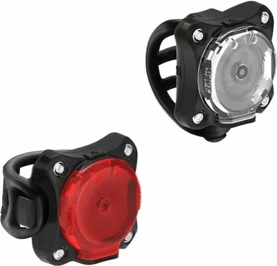 Productafbeelding van Lezyne Zecto Drive 250+/Zecto Drive 200+ Set, zwart/zwart. Voorlicht 250 lm / Achterlicht 200 lm. Fietsverlichting