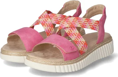 Produktbild von Tom Tailor Damen Sandaletten Pink Textil Synthetik Mix Größe: 36