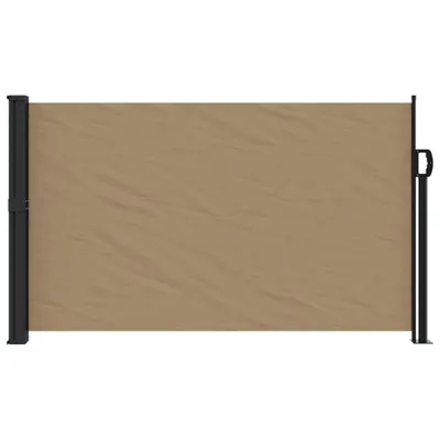 A retractable side awning for outdoor use.