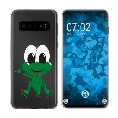 Produktbild von PhoneNatic Case kompatibel mit Samsung Galaxy S10 Silikon-Hülle Cutiemals M2