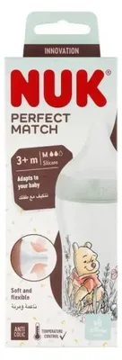 Zdjęcie produktu dla Nuk Butelka Pp 260ml Silikonowy Smoczek M KubuŚ Puchatek 10742027