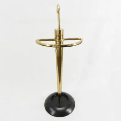 Produktbild von Casa Padrino Jugendstil Messing Schirmständer Gold / Schwarz - Hotel & Restaurant Accessoires