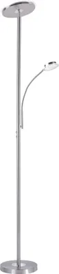 Produktbild von LED Deckenfluter mit flexiblem Leselichtarm und Touchdimmer