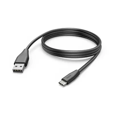 Image de Câble de charge, USB-C - USB-A, 3 m, noir (00201597)