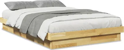 Produktbild von Massivholzbett ohne Matratze 120x200 cm Eichenholz