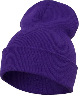 Produktbild von FLEXFIT 1501KC | Heavyweight Long Beanie Wintermütze - Farbe: Purple - Größe: One Size