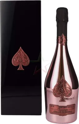 Produktbild von Armand de Brignac Champagne Rosé Brut in Holzkiste 12,5 % 0,75 lt.