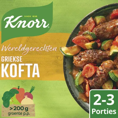 Obrázok produktu pre Knorr Wereldrechte Griekse Kofta 321g – Pikantná zmes kofta na rýchle stredomorské jedlá