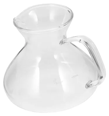 Espressomaschine aus hitzebeständigem Glas, 300 ml, transparent, mit Ausgießer