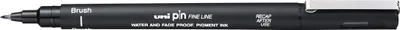 Zdjęcie produktu dla Uni-Ball Pin Brush, Szary, Szary, Plastik, Okrągły, Dark Grey, Plastik
