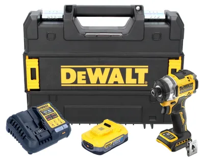 Produktbild von DeWalt DCF 860 H1T Akku Schlagschrauber 18 V 282 Nm 1/4" Brushless + 1x Powerstack Akku 5,0 Ah + Ladegerät + TSTAK
