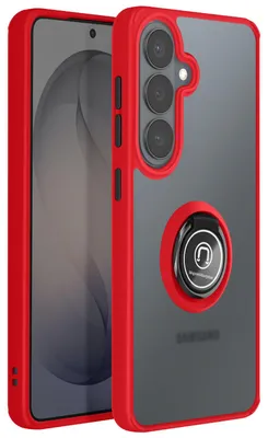 Productafbeelding van Avizar, Magnetische hoes met 360° draaibare ring voor de Galaxy S26, rood