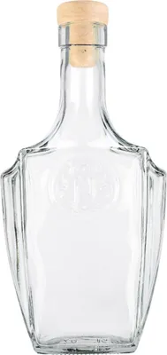 Obrázok produktu pre Fľaša sklo 500ml BONAPARTE so zátkou HRÍBEK