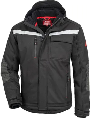 Produktbild von NITRAS Winter Softshelljacke gefüttert Gr. S schwarz
