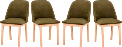Image de Chaise de salle à manger - Set 4x MONTI 1 hêtre naturel, zetta 297