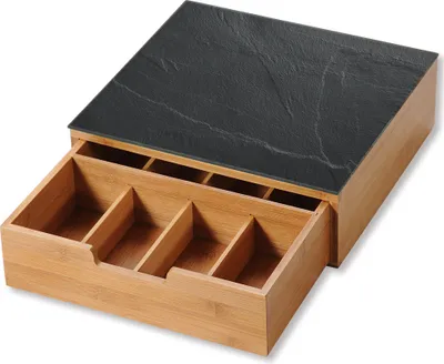 Produktbild von Kapselhalter KESPER Teebox- / Kapselspender-Box mit Schublade 58951