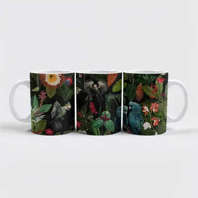 Produktbild von raxxa Premium-Tasse "Mystischer Zauberhafter tropischer Nacht Dschungel"