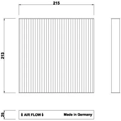 Produktbild von DIEDERICHS DCI1262 Aktivkohle Innenraumfilter Pollenfilter für RENAULT Twingo III Schrägheck (BCM) für SMART FORTWO Coupe (453)