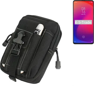 Produktbild von K-S-Trade Gürtel Tasche kompatibel mit Xiaomi Mi 9T Pro Gürteltasche Holster Schutz Hülle Handy Hülle Smartphone outdoor Handy-Hülle schwarz