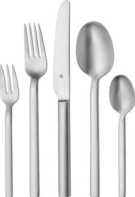 Produktbild von WMF Alteo Besteckset 12 Personen, 60-teilig, Monobloc-Messer, Cromargan Edelstahl mattiert, spülmaschinengeeignet