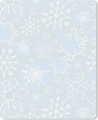 Produktbild von MuchoWow® Mauspad Mousepad Winter - Schneeflocke - Design 30x40 cm - Mousepads - Maus Mat - Pad - Mausunterlage - Mausmatten