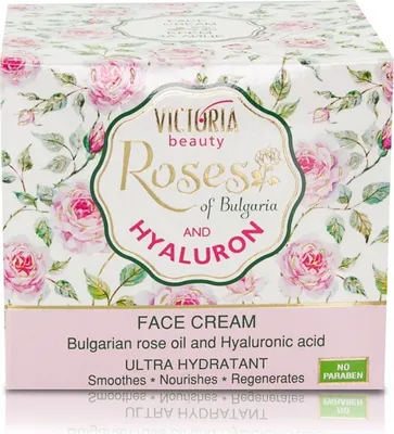 Produktbild von Victoria Beauty - Hyaluron Gesichtscreme 50 ml mit Rosen Öl