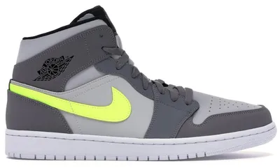 Image de Jordan 1 Mid Gunsmoke Volt - Taille EU 42,5