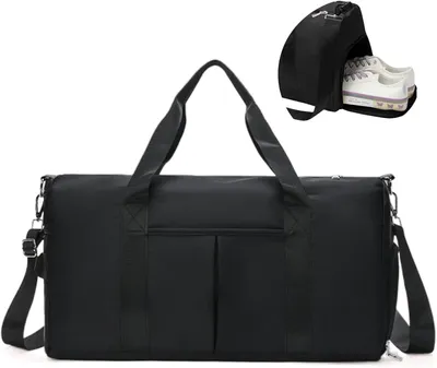 Immagine prodotto di Borsa sportiva con scomparto per le scarpe, impermeabile, grande, ideale per sport e attività fisica