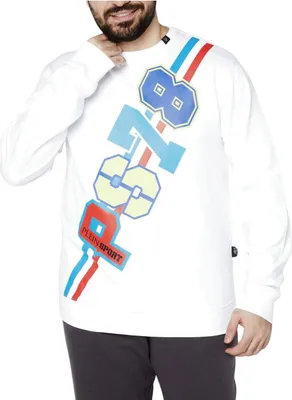 Immagine prodotto di Felpa Plein Sport uomo con scollo a C e stampa XL